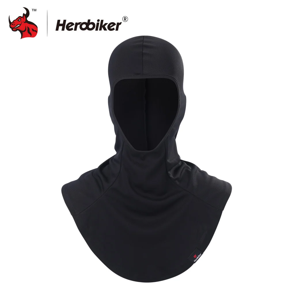 

HEROBIKER Motorcycle Face Mask Balaclava Motorcycle Headwear Neck Fleece Caps Scarf Windproof Moto Mask Hat Hood Black Gray