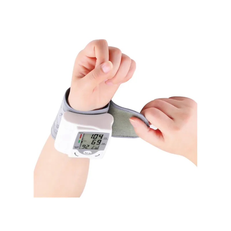 Автоматический Смарт-Монитор артериального давления на запястье, функция времени, сфигмоманометр, Память данных, уход за здоровьем, Подсказка аритмии