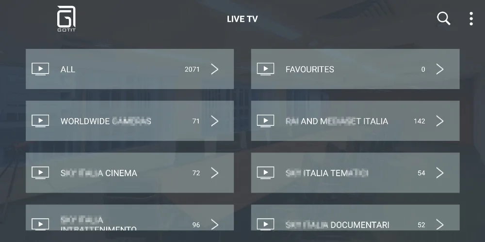 GOTiT tv подписка Италия ТВ итальянский ТВ для взрослых ТВ 2000Live+ 20000VOD для M3U Android Smart tv Enigma2 tv IP Mobile