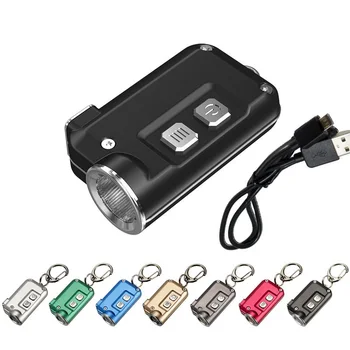

NITECORE TINI Keychain Light 380Lumen CREE XP-G2 S3 LED USB Rechargeable Built-in Battery Key Button Flashlight Outdoor MINI EDC