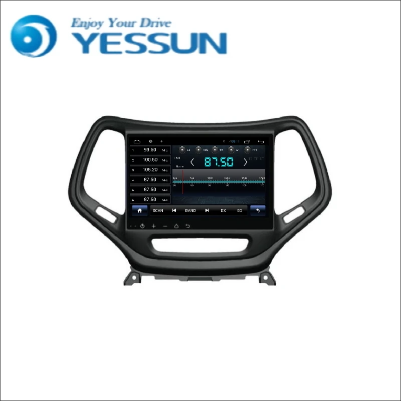 Discount YESSUN For Jeep Cherokee Android Big Screen Car Navigation GPS HD Touch Screen Stereo Player Multimedia Audio Video Radio 2