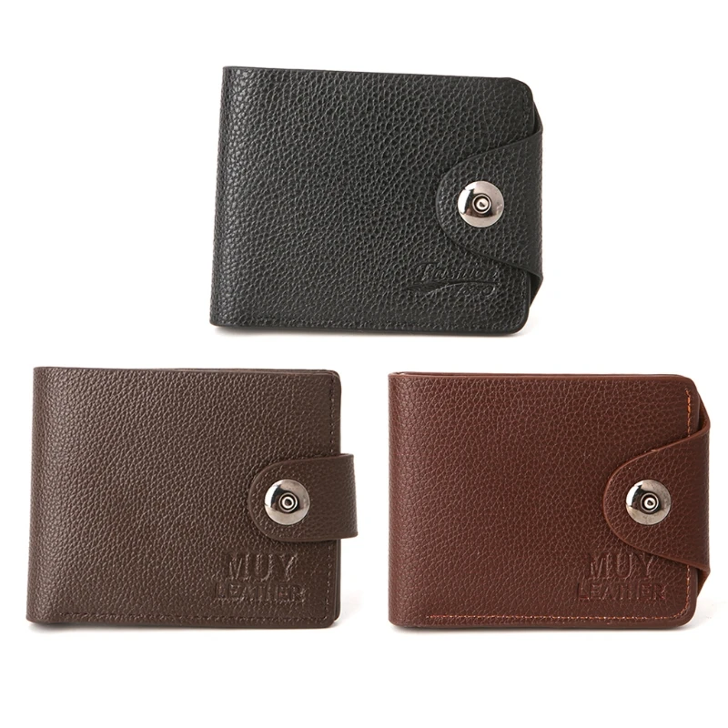 THINKTHENDO мужской доступный кожаный держатель для кредитных карт кошелек Hasp ID кошелек для денег клатч Новый