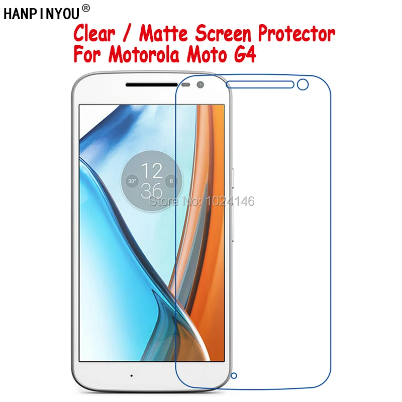 Новый HD прозрачный/антибликовый матовый протектор экрана для Motorola Moto G4 G 4