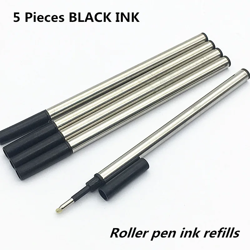 5 штук в партии, роллер для заправки чернил, Recharges d'encre pour stylo Rollerball