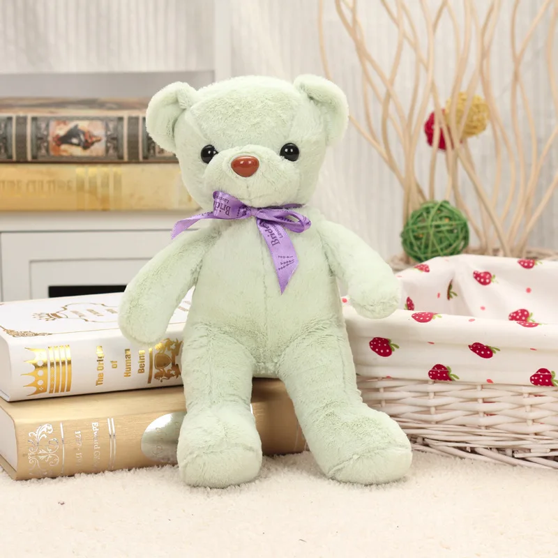 White Teddy Bear 60cm Plush Stuffed Soft Dolls Toys Xmas Birthday Gift for Child 