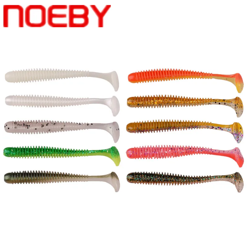 

NOEBY Soft Lures 4.5cm 6cm 7.5cm 8.75cm Silicone Bait Pesca Isca Artificial Leurre Souple Shad wobbler Crankbaits Pike Fish Lure