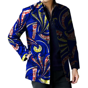 

Fashion Outerwear African Pattern Style Print Men Coats Jackets African Men Clothing Men Dashiki Coats Clothing Customized