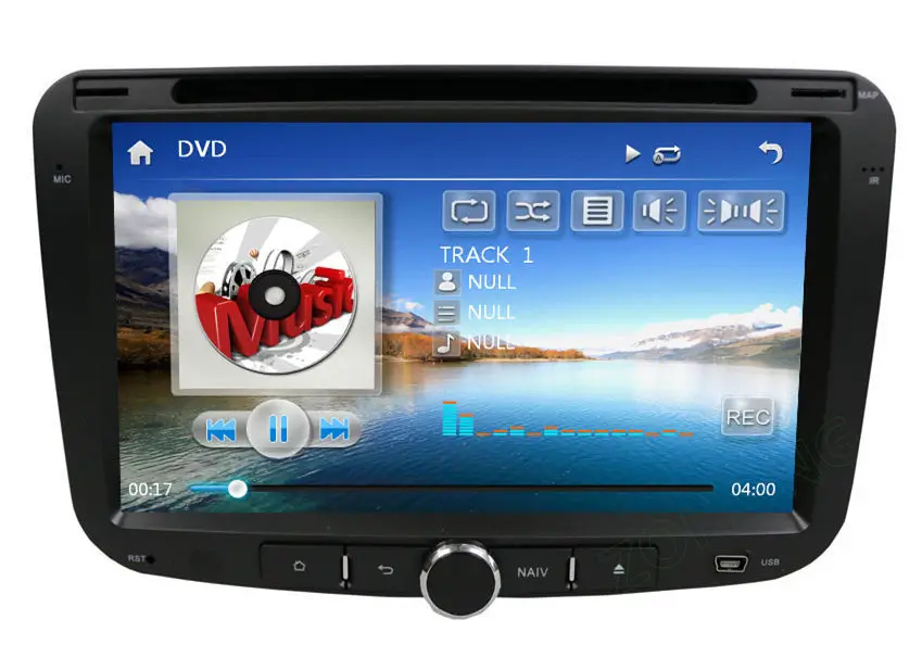 Cheap 2 din Car Radio audio dvd for GEELY Emgrand EC7 2012 2013 2014 Navigation GPS IPOD-USB bluetooth accurate Russian menu+map card 6