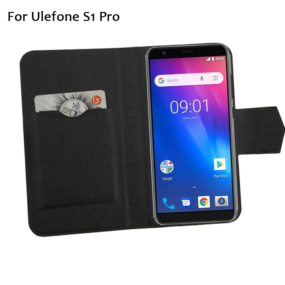 

5 Colors Hot! For Ulefone S1 Pro Case Phone Leather Cover,Factory Price Protective Full Flip Stand Leather Phone Shell Cases