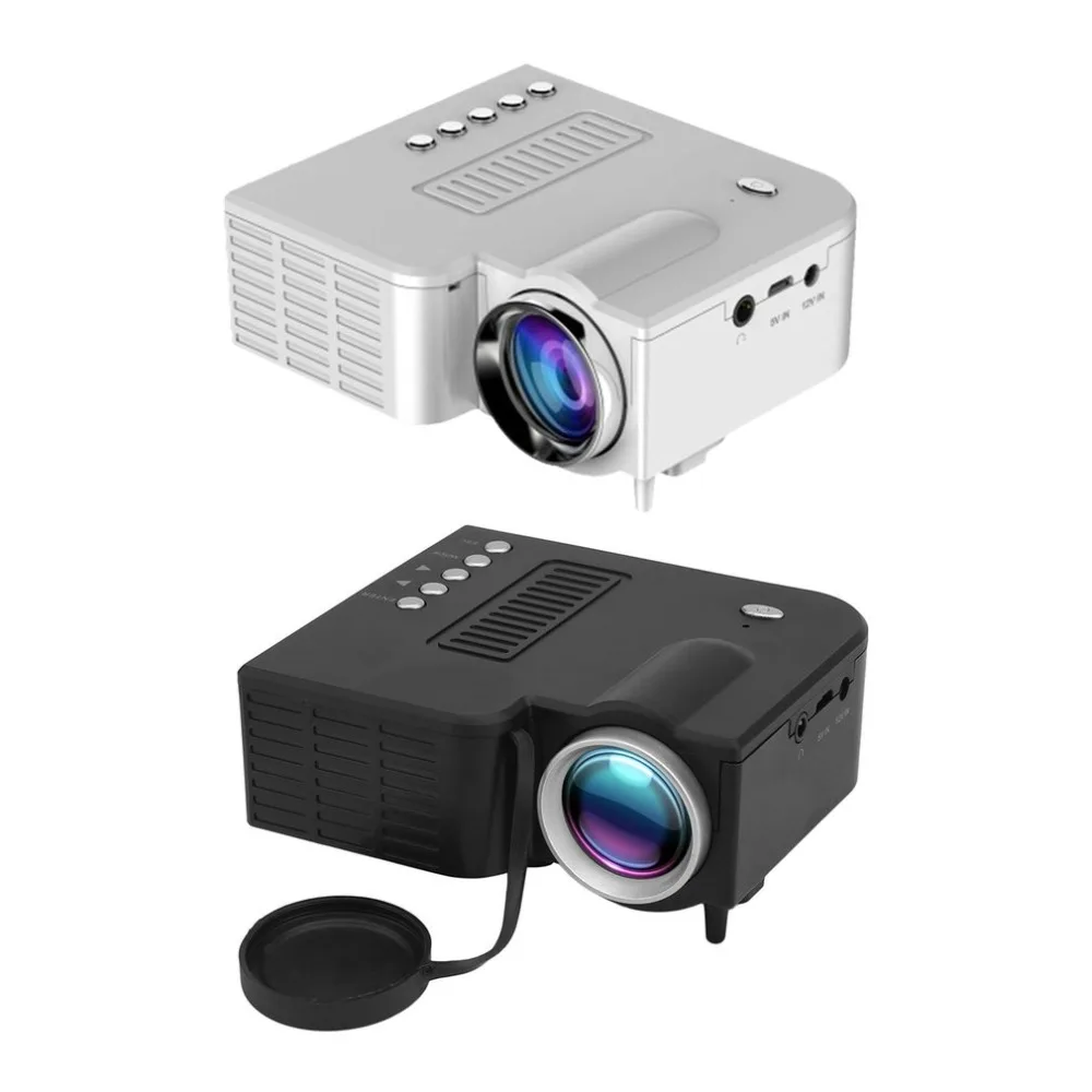 UC28B портативный HD 1080 P Мини светодиодный проектор с USB tv AV для домашнего офиса