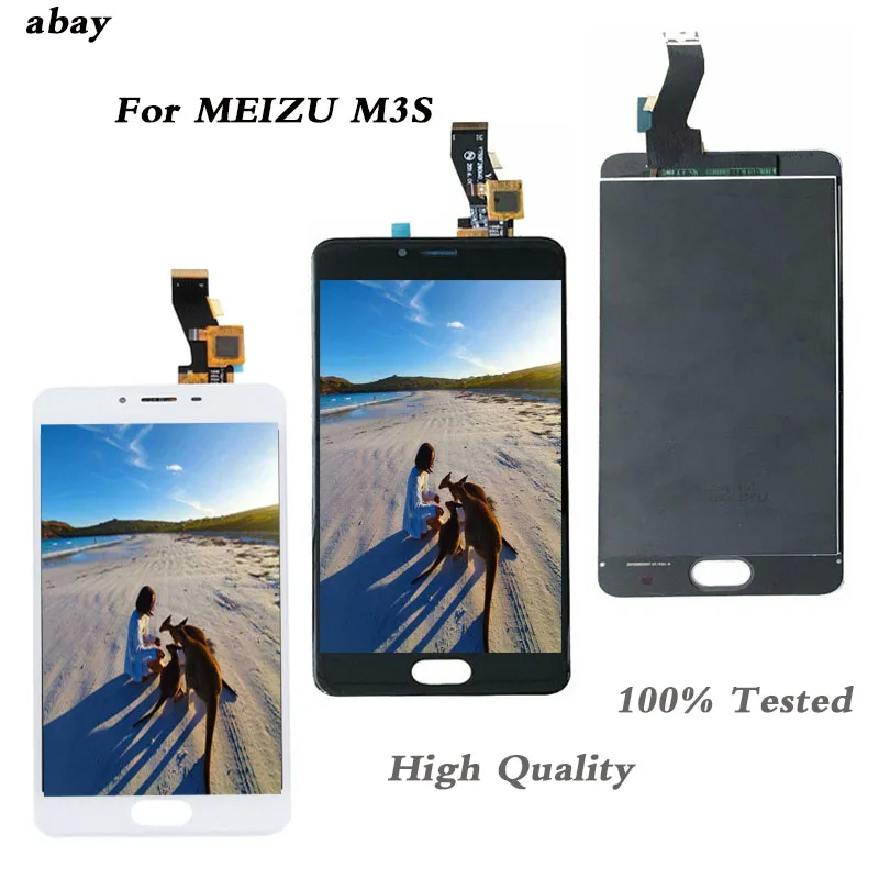 Сменный ЖК дисплей для MEIZU M3S Y685H экран 5 дюймов с цифровым преобразователем 100%