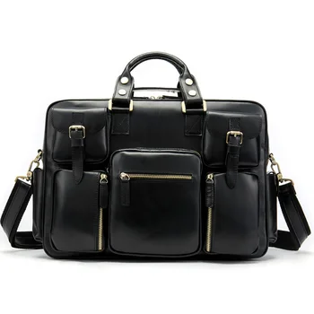 

Multi-Function Natural Genuine Leather Travel Bags Men's Cow Leather Luggage Travel Bag Duffle Bag Large Tote Weekend Handbags