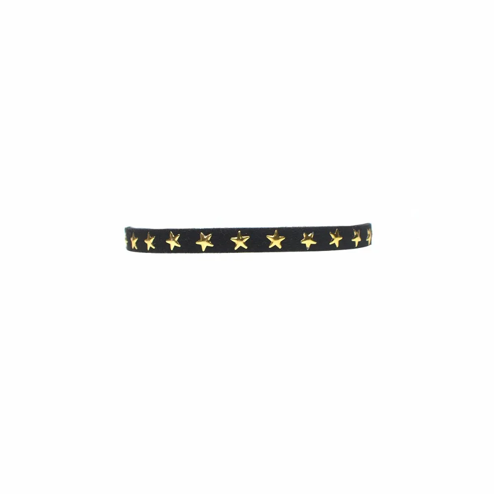 Trendy Women Velvet Choker Necklace Fashion women Puck black leather hot mails silver necklaces False collar Gothic Costume Jewelry-2 (1)