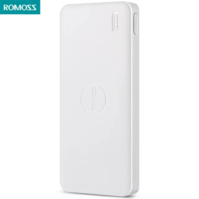 ROMOSS Polymos10 Air power bank 10000 мАч два выхода usb мини переносной смартфон зарядное устройство для iphone/xiaomi/samsung/android