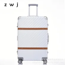 Алюминий Рамки ПК скользящий Жёсткие чемоданы чемодан путешествия троллейбус случае кабина чемодан