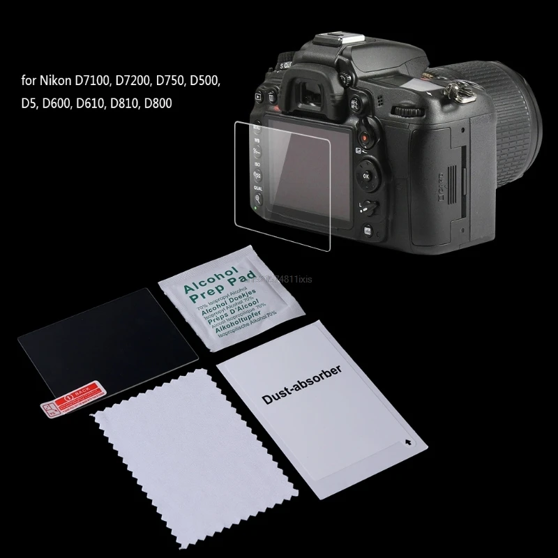 

New Screen Protector Tempered Glass Camera LCD Guard Cover Film For Nikon D7100 D750