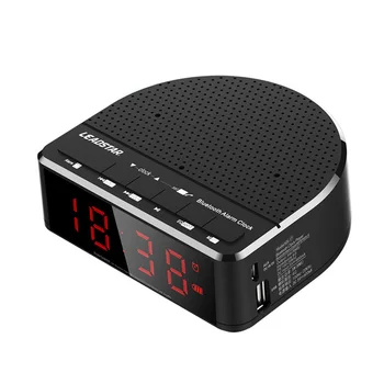 

Multi-Function Wireless Bluetooth Speaker Music Player LED Alarm Clock Digital Display FM Radio RT99