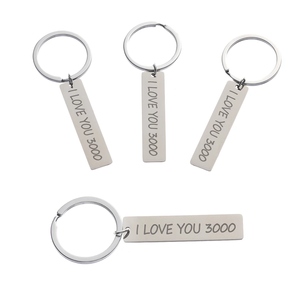 

I love you 3000 keychain gift for key ring.Wife, girlfriend,boyfriend,husband gift.Father's Day gift Desk Sets School Stationery