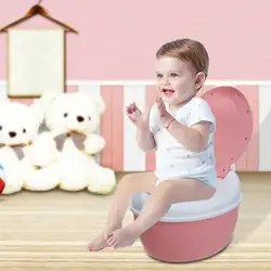 Дети моделирование мини-Туалет младенческой пони ведро горшок сиденье портативный Туалет Обучение писсуар горшки Эргономичная спинка