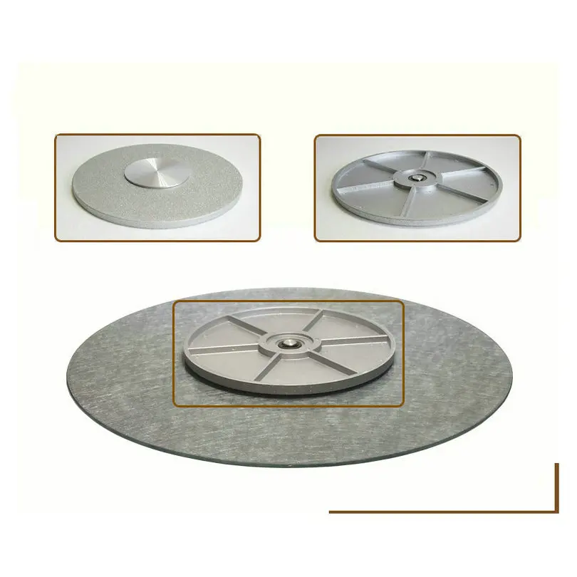 GLASS TURNTABLE LAZY SUSAN SWIVEL PLATGE GLASS_0007