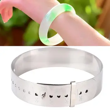 

Metal Bracelet Bangle Gauge Sizer Jewelry Measure Wrist Size Tool 15-23cm Hand Bracelet Ruler Jewellery Tools