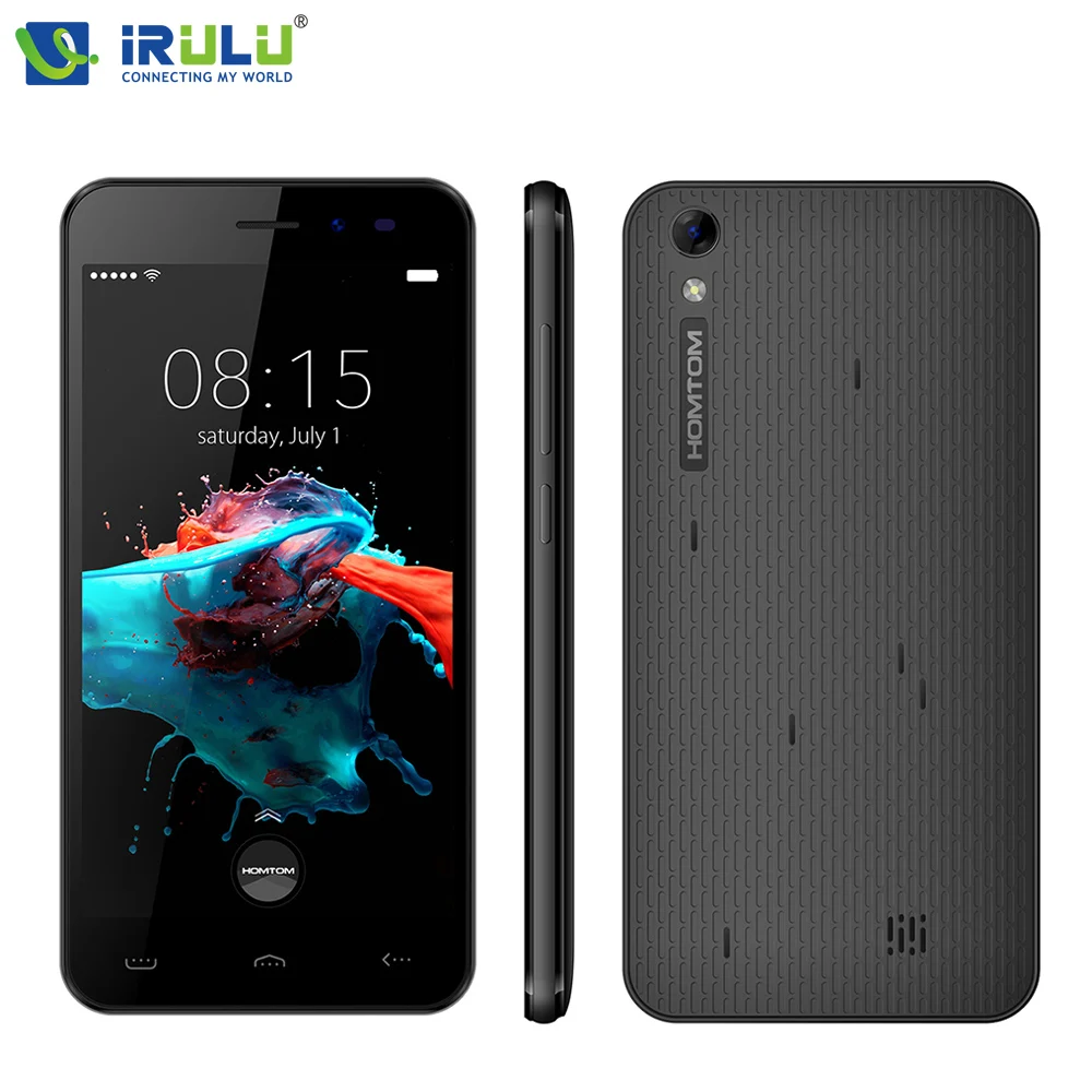 IRULU HOMTOM HT16 5 0 дюймов 1280x720HD смартфон MT6580 1 3 ГГц Android 6 4 ядра телефона ГБ + 8 8MP