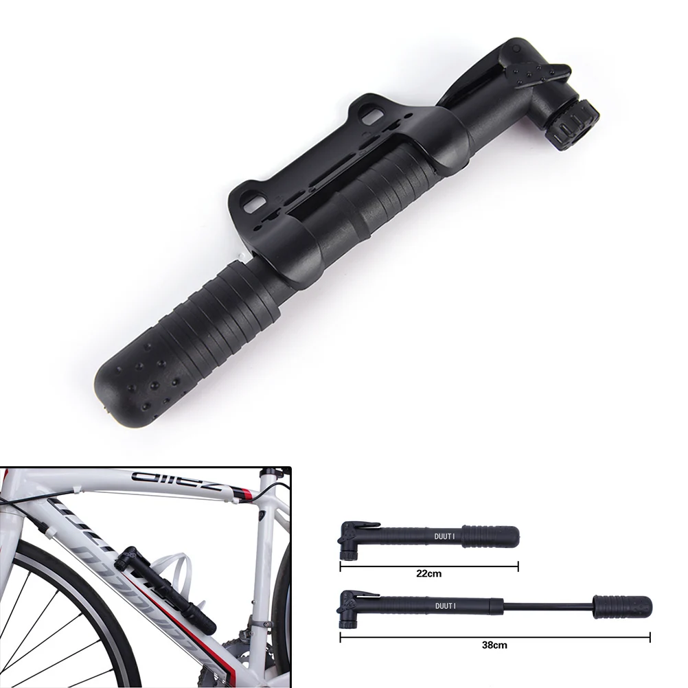 Насос велосипедный с адаптерами манометром мини помпа для шин Presta Schrader|bicycle pump|bike
