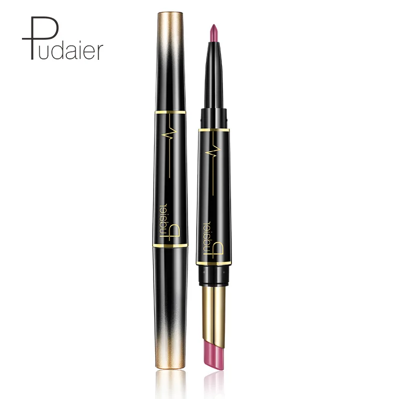

2019 New Nude lipstick Batom Mate Long Lasting Moisturizer Lipliner Waterproof Matte Lipstick Pencil Lip Liner Makeup
