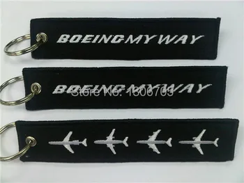 

Embroidery Boeing My Way Keychain