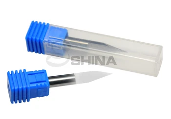 

5Pcs Extra Long 30 degree 0.3mm 50mm Tungsten Carbide Engraving Bits