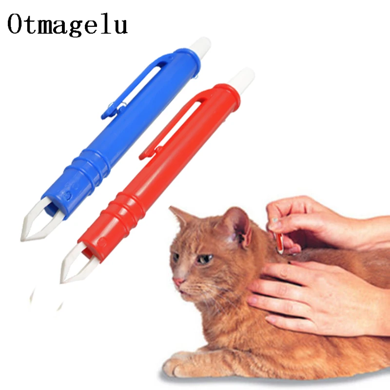 Mini Mite Acari Tick Remover Eliminate Tweezers font b Pet b font Dog Cat Accessoires Sick
