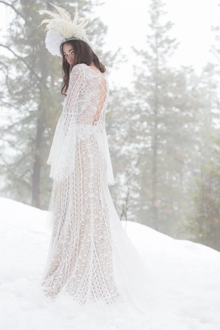 Vestidos De Novia кружевные свадебные платья Boho 2020 Пляжное платье с длинными рукавами