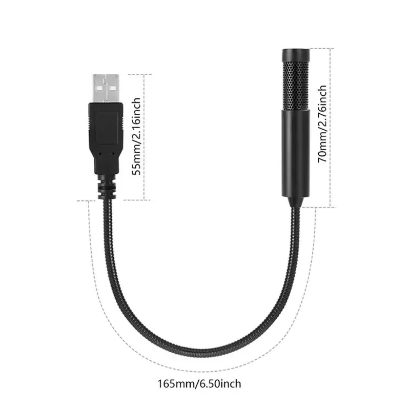 USB микрофон портативный регулируемый с защитой от шума аудио голосовая трубка