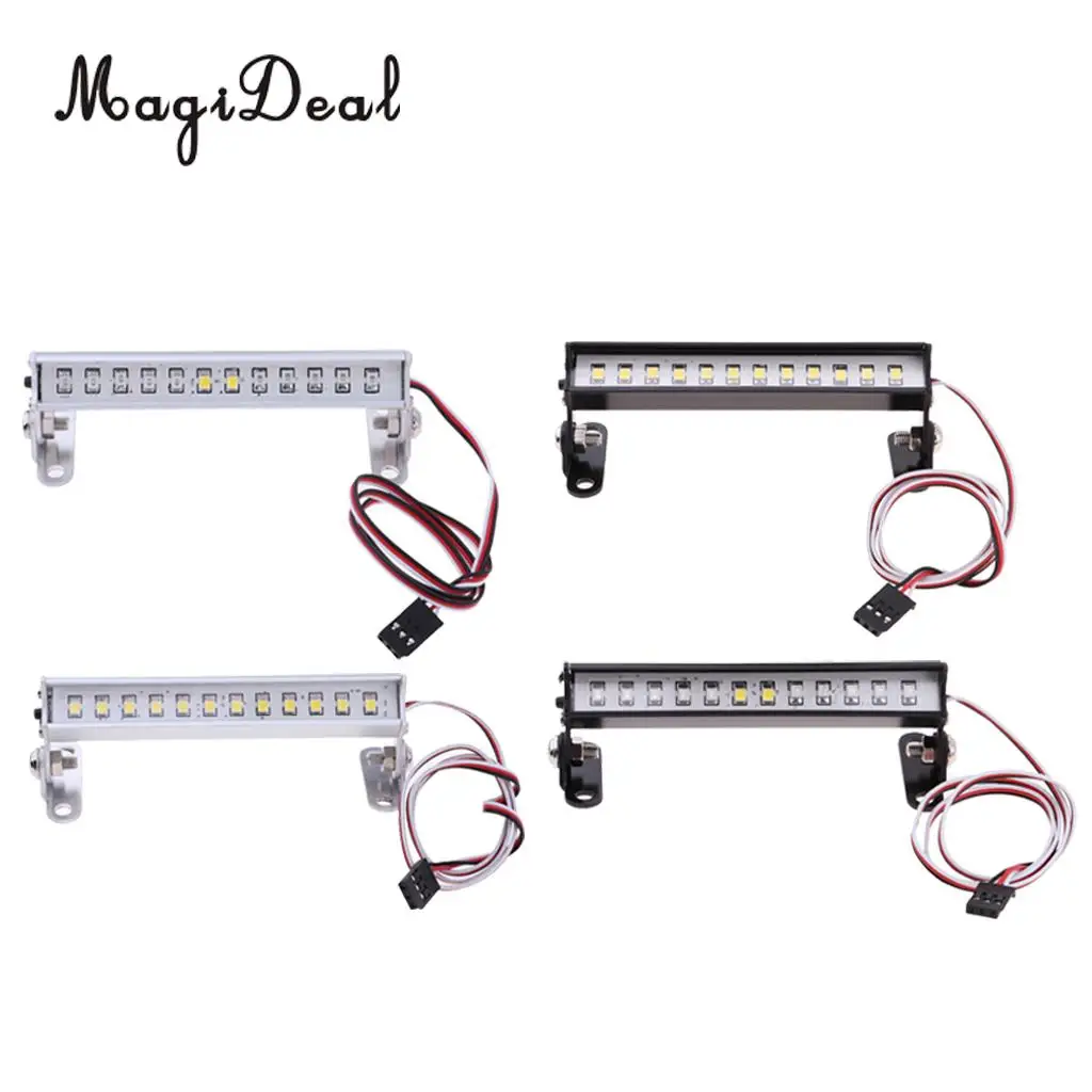 1/12 1/16 Scale RC Car Model 12 White Leds Roof Light Bar DIY Accessories A 1/12 1/16 Scale RC Car Model 12 White Leds Roof Light Bar DIY Accessories A