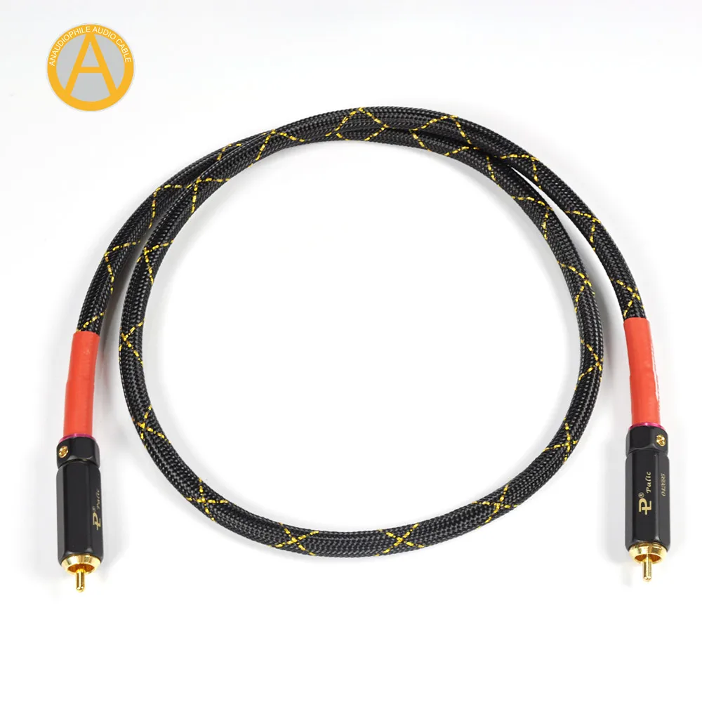 

ANAUDIOPHILE CO03 High Quality Coaxial Cable 4.5GHz Bandwidth 75 Ohm Coaxial Cable For Hi-Fi Audio DAC CD Player Blueray Player