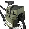 ROSWHEEL 3 en 1 bicicleta 37L bicicleta de carretera MTB bolsa de cremallera trasera nueva bicicleta equipaje bolsa ejército verde bicicleta Pannier con cubierta de lluvia ► Foto 1/6