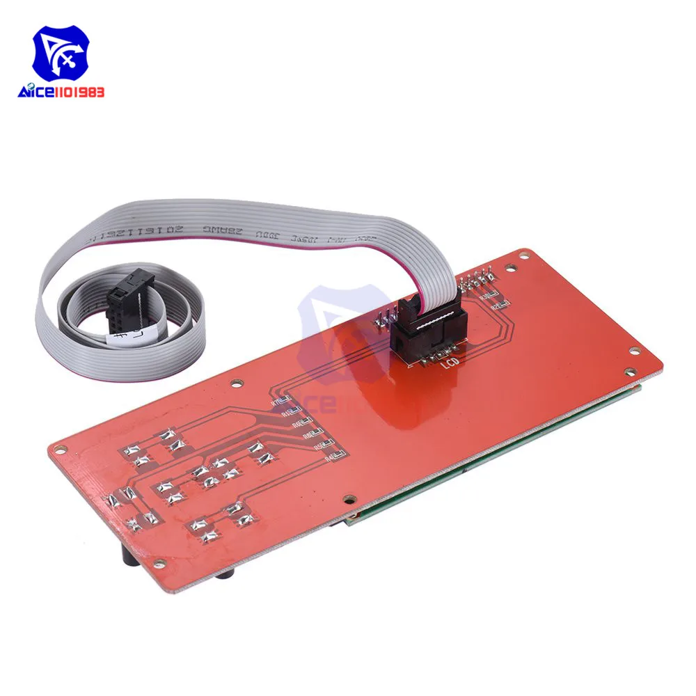 Модуль контроллера ЖК дисплея diymore 2004 кабель JTAG для RAMPS 1 4 Arduino Mega Pololu Shield Reprap 3D