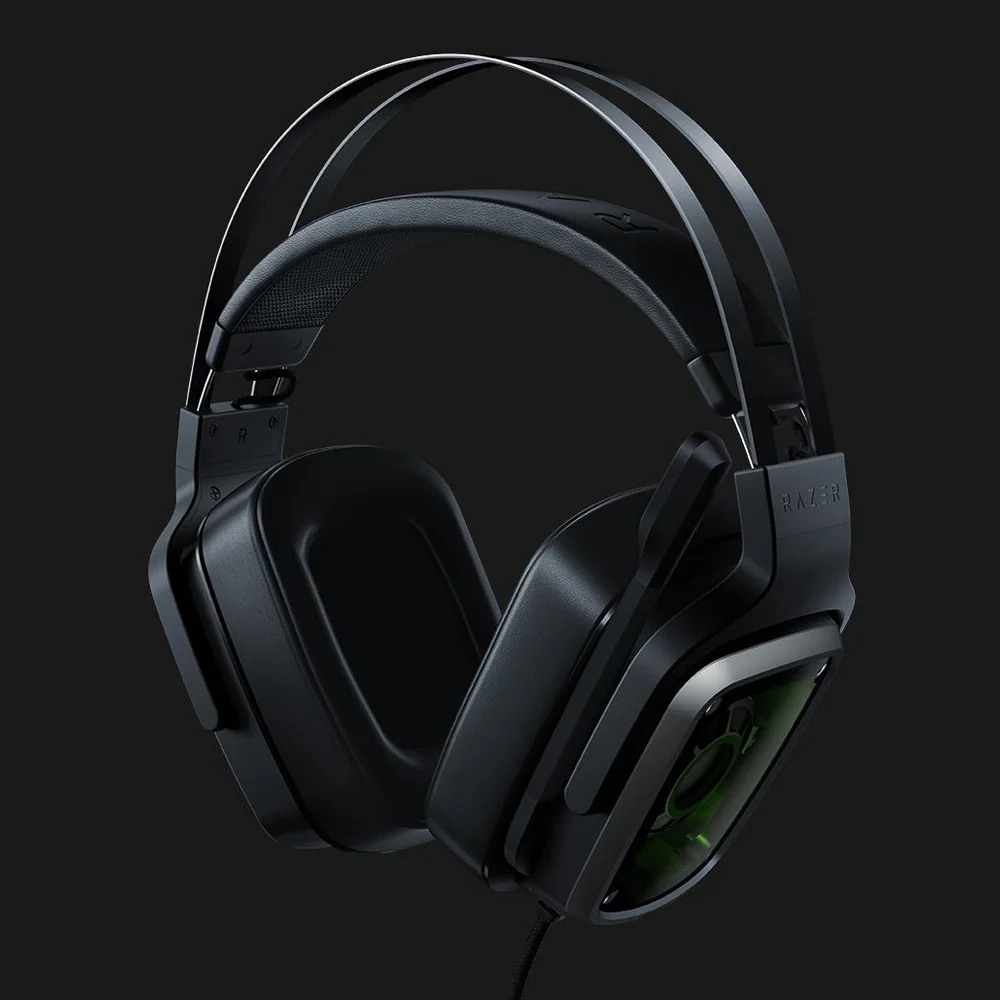 Оригинальная игровая гарнитура razer Tiamat 7,1 V2 с аналоговым цифровым объемным звуком с микрофоном 50 мм настраиваемые драйверы для наушников