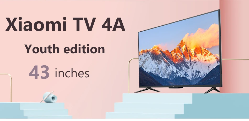 Xiaomi tv 4A 43 дюйма молодежное издание 1080P 64 бит четырехъядерный процессор 1 ГБ 8 ГБ большая память Smart tv