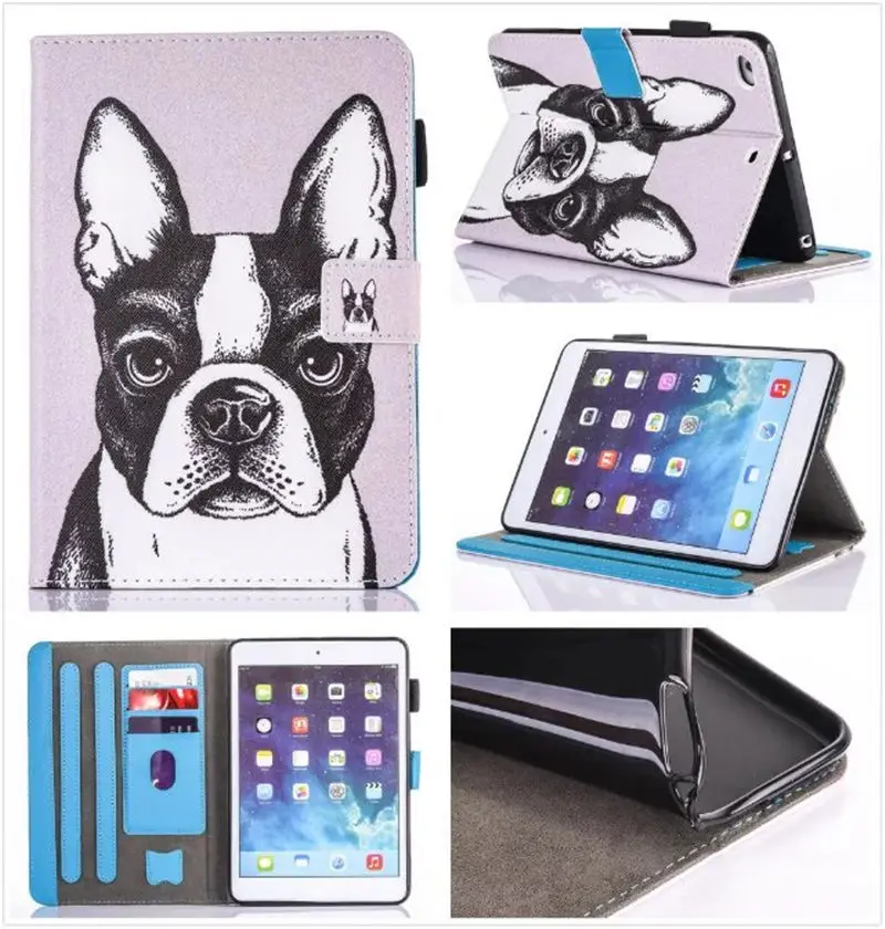 Модный чехол для планшета с рисунком для Apple Ipad Mini 1 2 3, 4, 7,9 дюйма, умный чехол для девочки, кошки, откидная подставка, силиконовый чехол из искусственной кожи - Цвет: 08