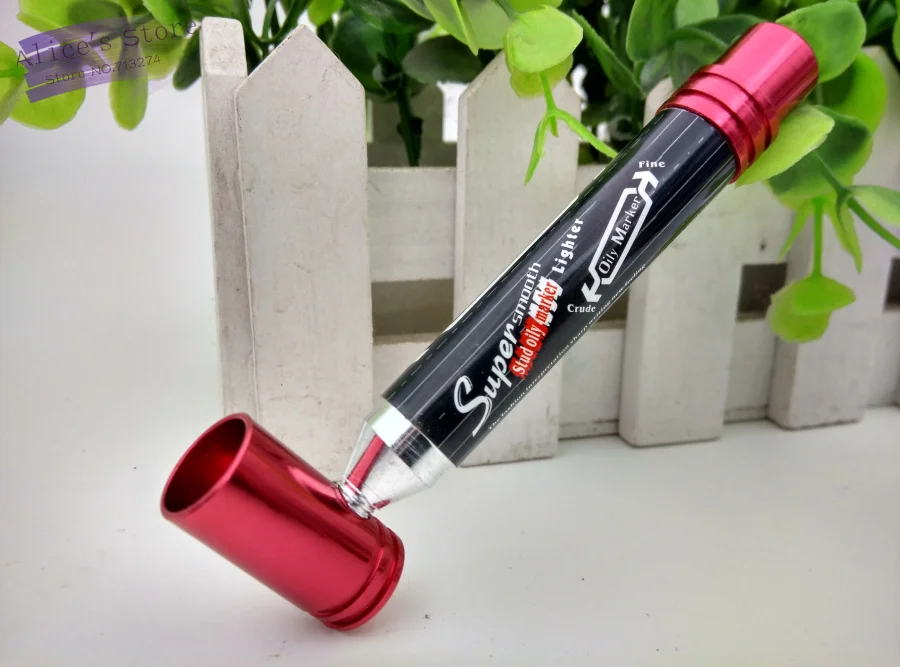 New!Fashion Marker Pen Shape Pipe weed Metal tobacco pipes Smoking Pipe