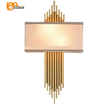 

high quality gold wall lamp modern black white wall lights for home decor