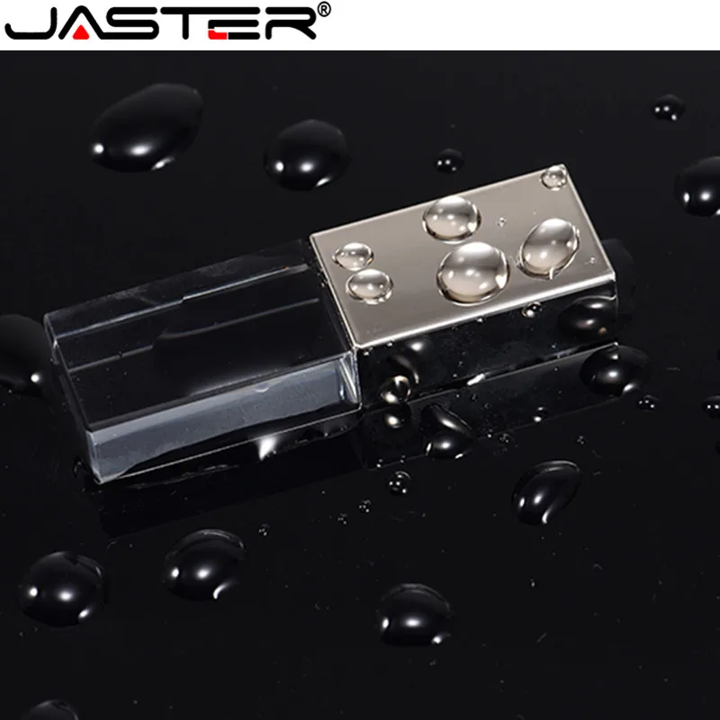 JASTER Кристальный USB флэш накопитель 4 ГБ 8 16 32 64 2 0 Memory Stick металлический флеш