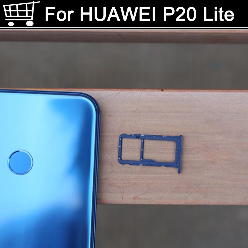 New For HUAWEI p20 p 20 lite Nano Sim+Micro Card Tray Holder Slot