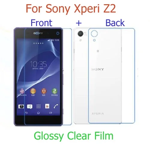 Передняя+ задняя) HD прозрачный глянцевый и матовая пленка для sony xperia Z L36H Z1 L39H Z2 Z3 Z4 Z5 Premium Ultra plus Защитная пленка для экрана