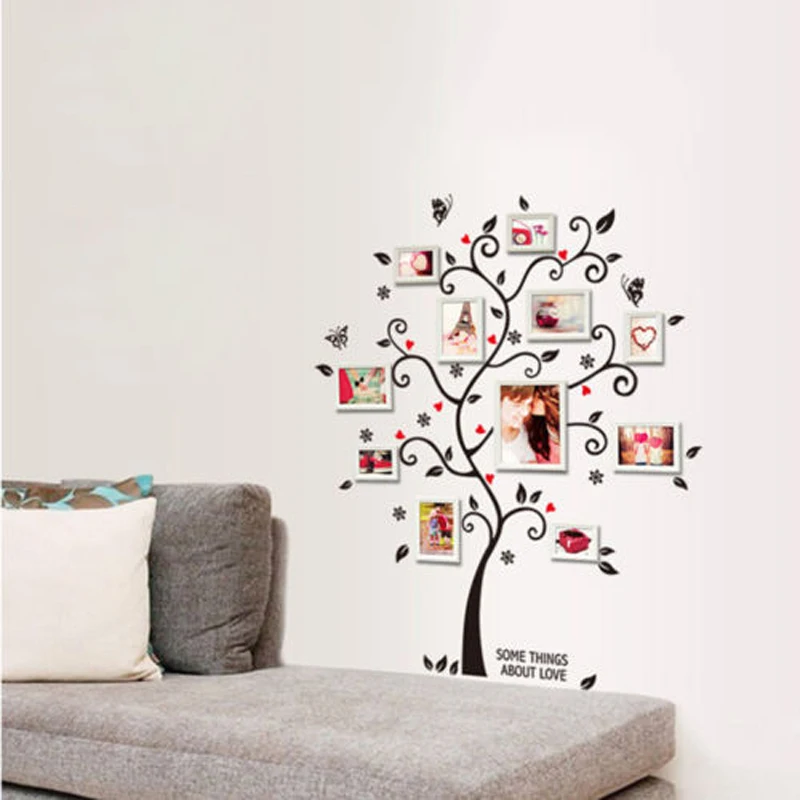 JX-LCLYL  Removeble Photo Tree Family Kid Wall Art Stickers Vinyl Decal Wall Home Decor