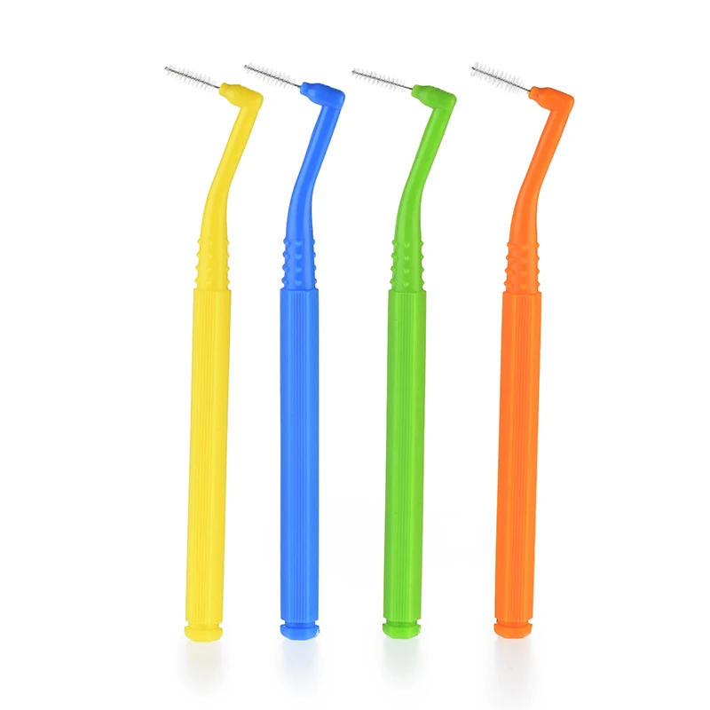 5 clolor L Shaped Interdental Brush Orthodontic Oral Care Interdental