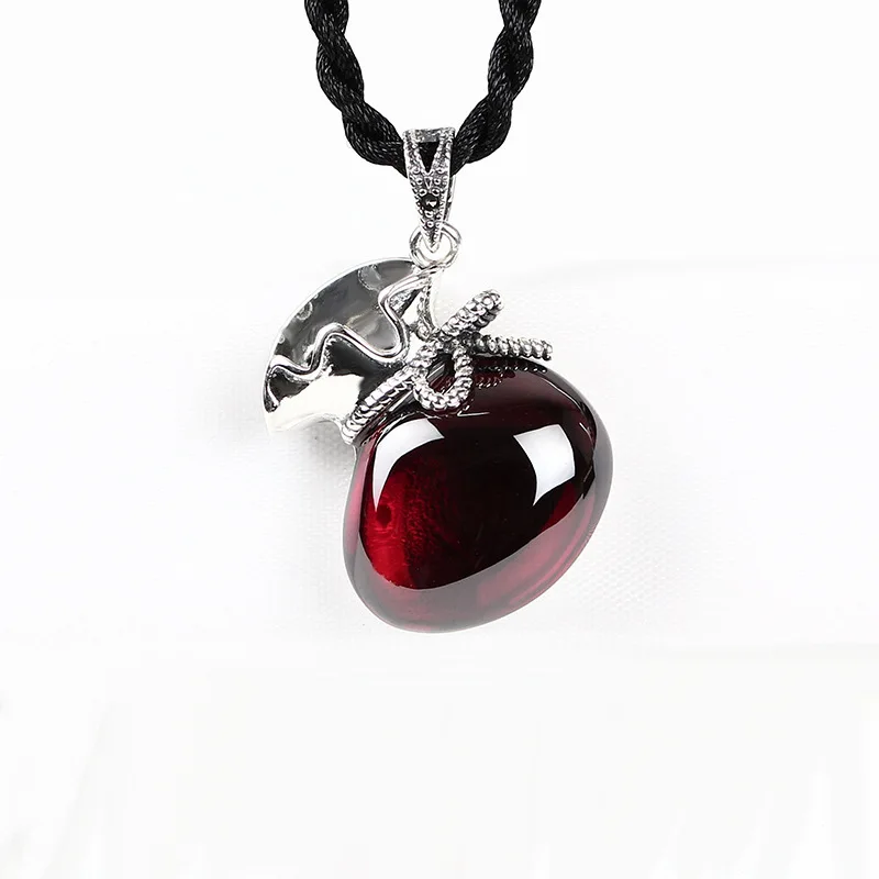 

2019 Natural Pendant Sale Druzy Reiki Buda Jiashun Tai Garnet Retro Money Bag Hanging Fukui Chain Necklace Woman Sweater Large