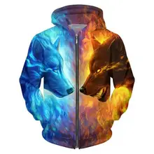 Новые Марка Смешные 3D Толстовки Мужские Животных Отпечатано Толстовка Хип-Хоп Топы Моды Случайные Пуловеры Большие Размеры