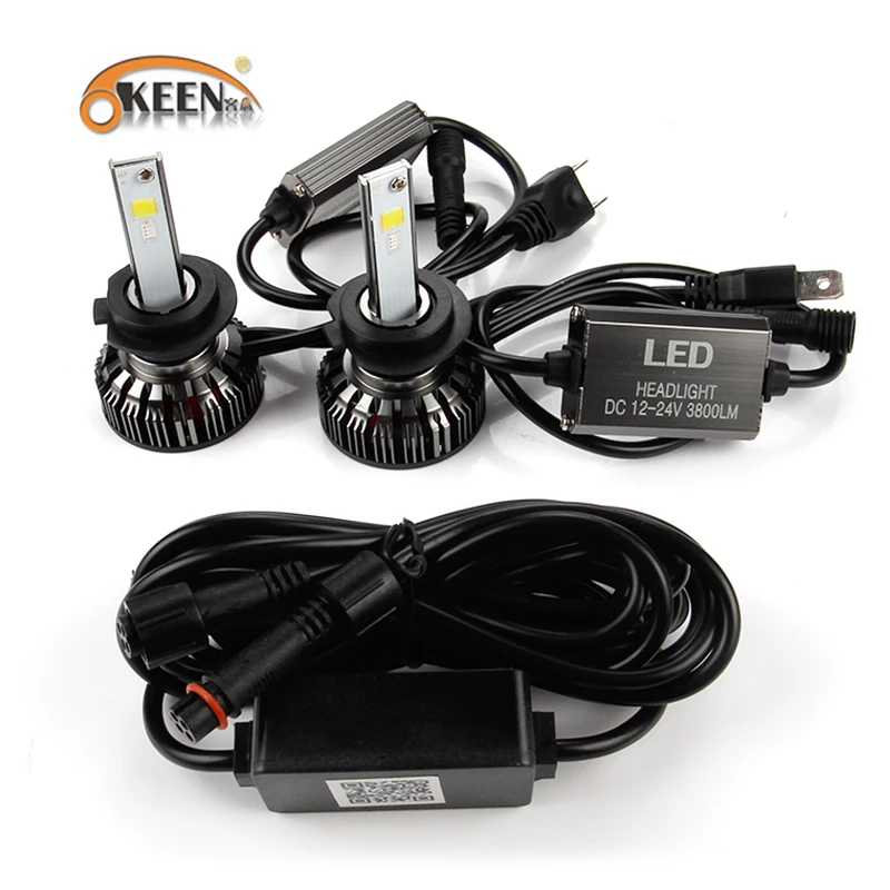 OKEEN RGB H4 H7 H11 Светодиодный H1 H3 9005 9006 головной светильник лампы приложение Bluetooth
